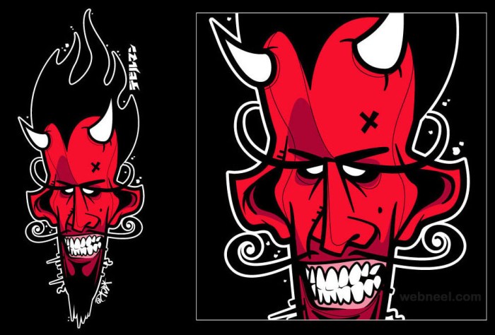 Contoh desain stiker keren