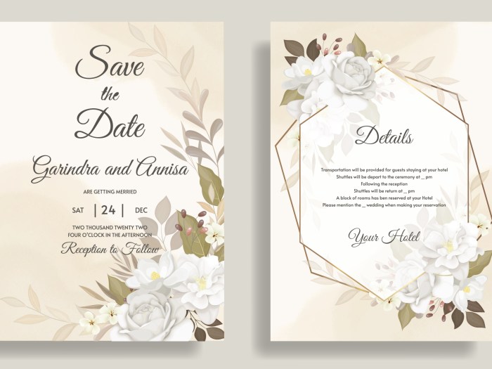 Invites elegant invite